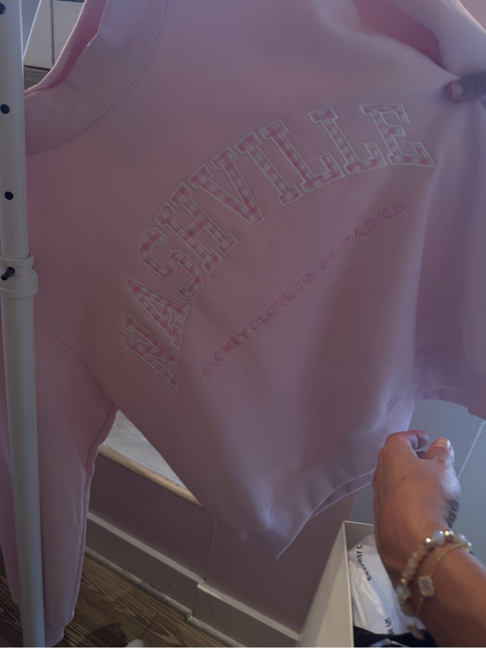Parke Pink 'NASHVILLE' Crewneck Sweatshirt